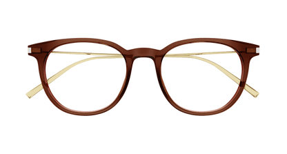 Brown Eyeglasses Saint Laurent 889652420646