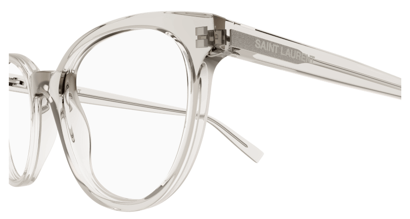 Beige Eyeglasses Saint Laurent 889652421063