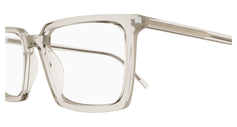 Beige Eyeglasses Saint Laurent 889652445946