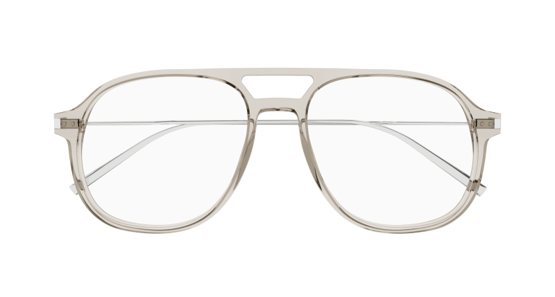 Beige Eyeglasses Saint Laurent 889652446066