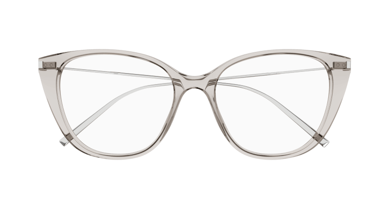 Beige Eyeglasses Saint Laurent 889652446165