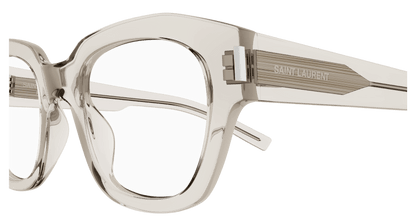 Beige Eyeglasses Saint Laurent 889652453538