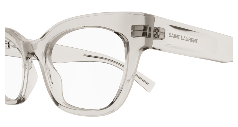 Beige Eyeglasses Saint Laurent 889652453729
