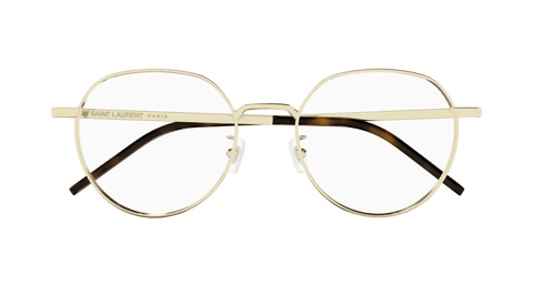 Gold Eyeglasses Saint Laurent 889652453897