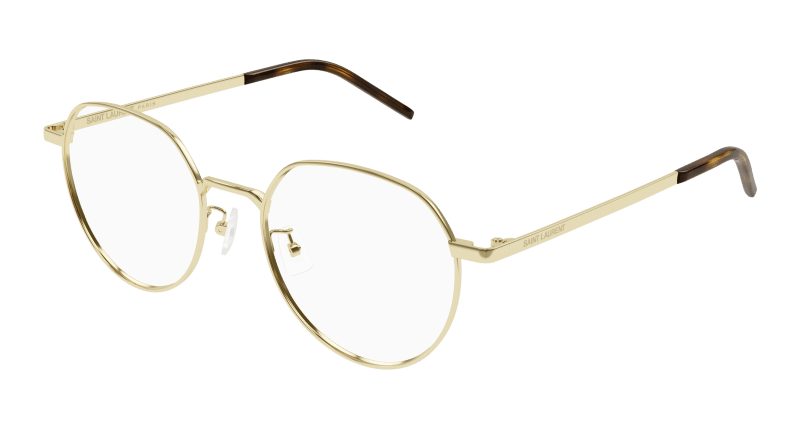 Gold Eyeglasses Saint Laurent 889652453897