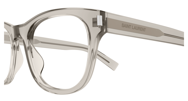 Beige Eyeglasses Saint Laurent 889652485249