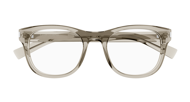 Beige Eyeglasses Saint Laurent 889652485249