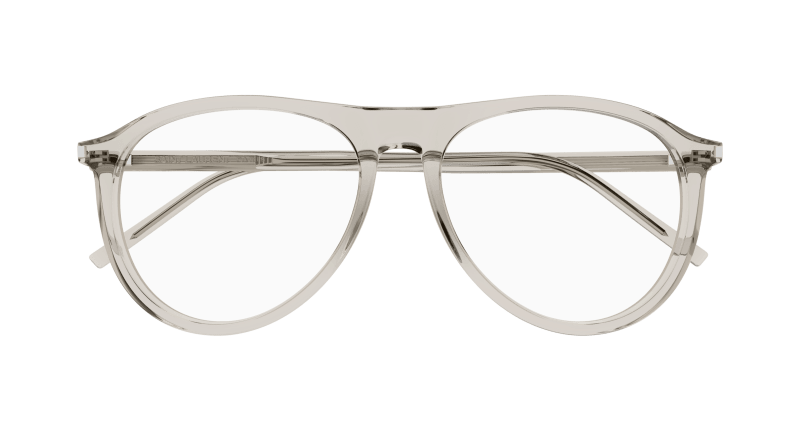 Beige Eyeglasses Saint Laurent 889652487113