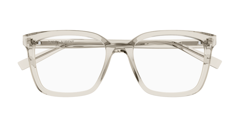 Beige Eyeglasses Saint Laurent 889652489384