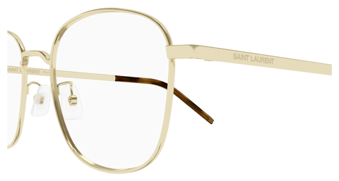 Gold Eyeglasses Saint Laurent 889652487403