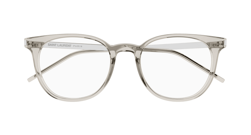 Beige Eyeglasses Saint Laurent 889652487434