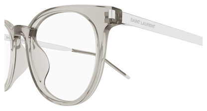 Beige Eyeglasses Saint Laurent 889652487434