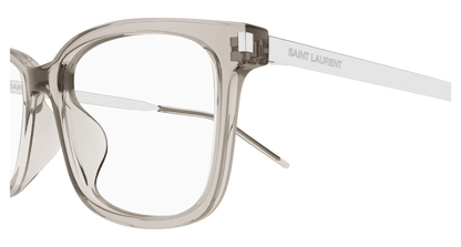 Beige Eyeglasses Saint Laurent 889652488226
