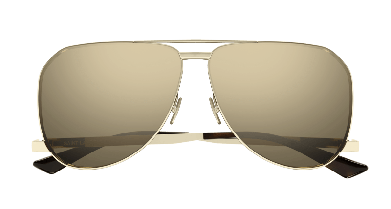 Gold Sunglasses Saint Laurent 889652484969