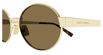Gold Sunglasses Saint Laurent 889652490588
