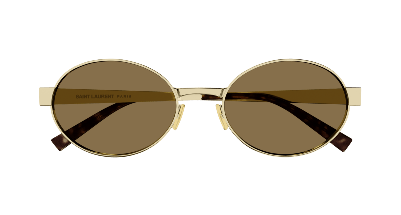 Gold Sunglasses Saint Laurent 889652490588