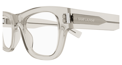 Beige Eyeglasses Saint Laurent 889652490977