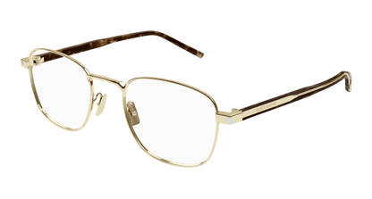 Gold Eyeglasses Saint Laurent 889652491004
