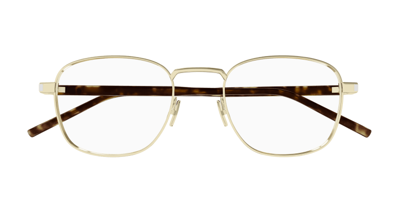 Gold Eyeglasses Saint Laurent 889652491233