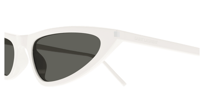 White Sunglasses Saint Laurent 889652508689