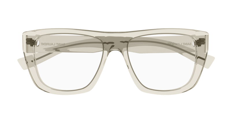 Beige Eyeglasses Saint Laurent 889652516110