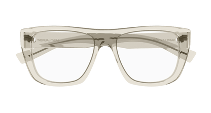 Beige Eyeglasses Saint Laurent 889652516110