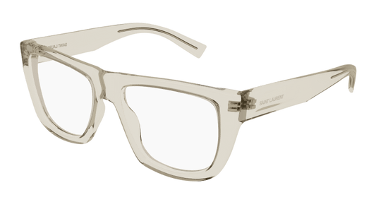 Beige Eyeglasses Saint Laurent 889652516110
