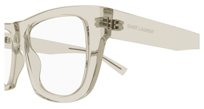 Beige Eyeglasses Saint Laurent 889652516110