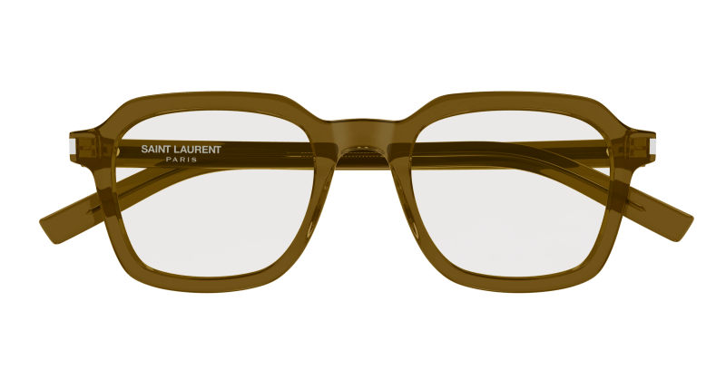 Brown Eyeglasses Saint Laurent 889652516219