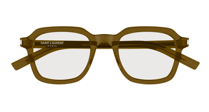 Brown Eyeglasses Saint Laurent 889652516219