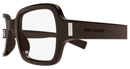 Brown Eyeglasses Saint Laurent 889652517018