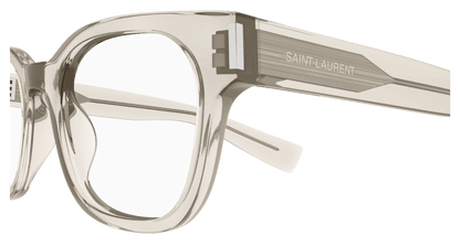 Beige Eyeglasses Saint Laurent 889652520322