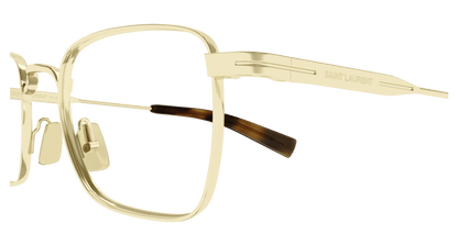 Gold Eyeglasses Saint Laurent 889652516639