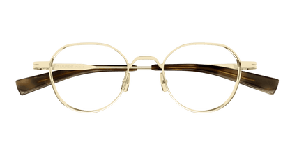 Gold Eyeglasses Saint Laurent 889652516585