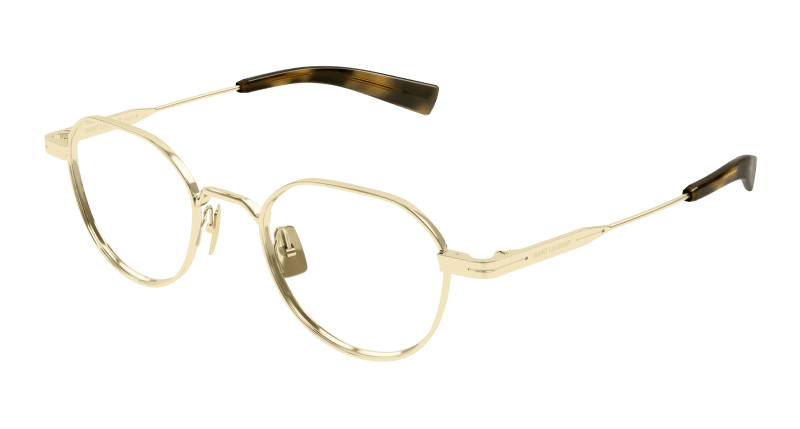 Gold Eyeglasses Saint Laurent 889652516585