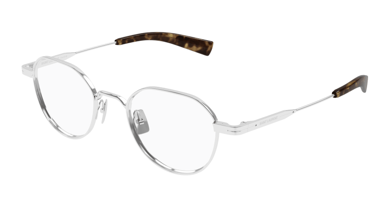 Silver Eyeglasses Saint Laurent 889652516578