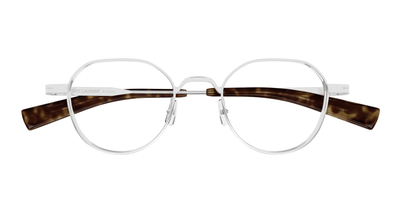 Silver Eyeglasses Saint Laurent 889652516578