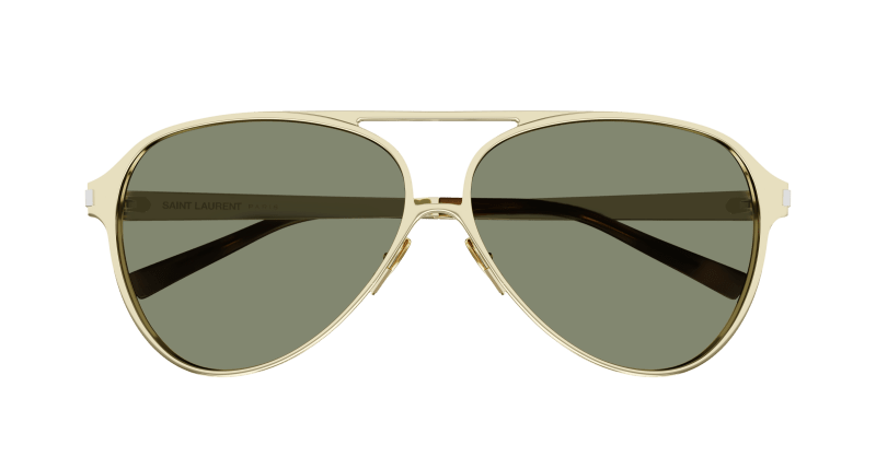 Gold Sunglasses Saint Laurent 889652520810