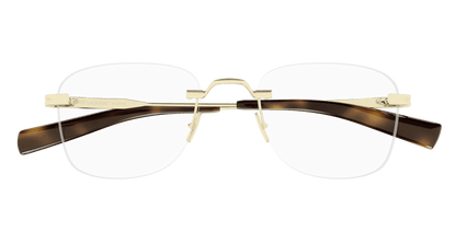 Gold Eyeglasses Saint Laurent 889652521091