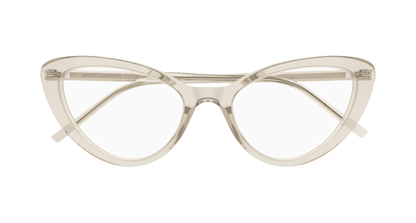 Beige Eyeglasses Saint Laurent 889652555768