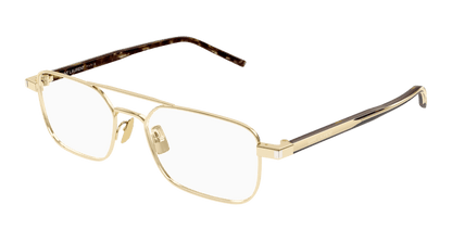 Gold Eyeglasses Saint Laurent 889652555829