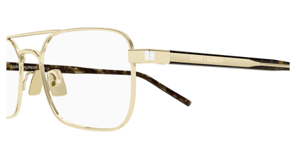 Gold Eyeglasses Saint Laurent 889652555829