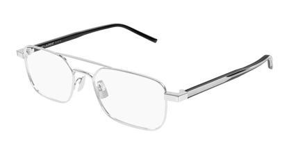 Silver Eyeglasses Saint Laurent 889652555812