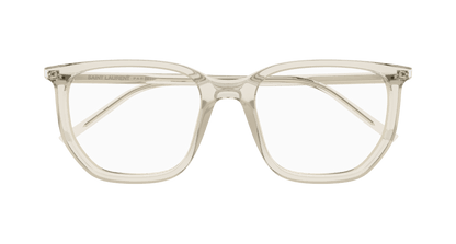 Beige Eyeglasses Saint Laurent 889652561226