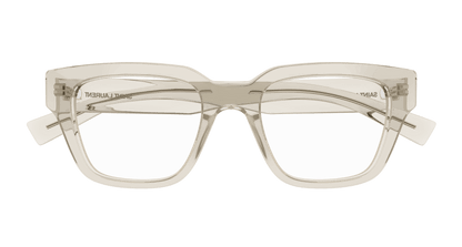 Beige Eyeglasses Saint Laurent 889652561332