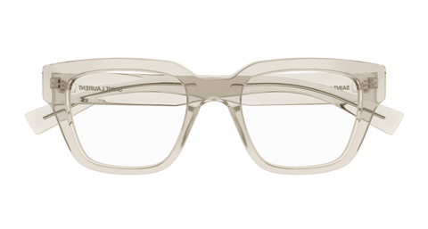 Beige Eyeglasses Saint Laurent 889652561332