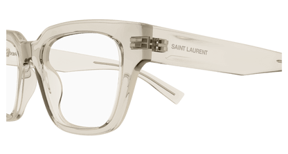 Beige Eyeglasses Saint Laurent 889652561332