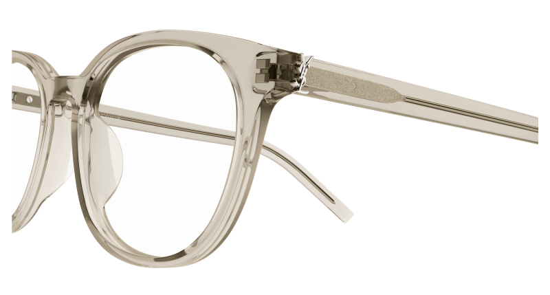 Beige Eyeglasses Saint Laurent 889652405315