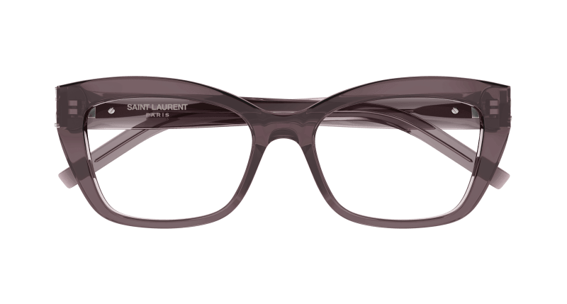 Brown Eyeglasses Saint Laurent 889652421292