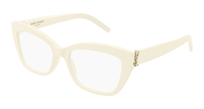 Ivory Eyeglasses Saint Laurent 889652560823
